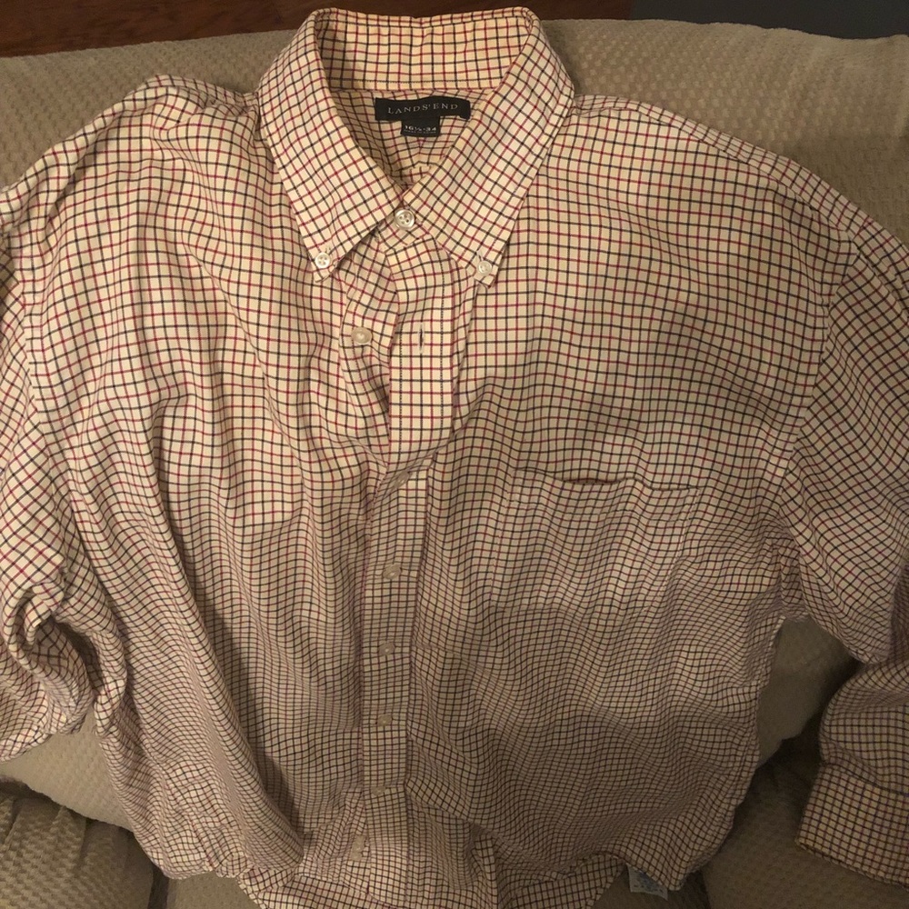 Lands End button down shirt